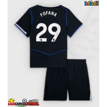 Camisa de Futebol Chelsea Wesley Fofana #29 Equipamento Alternativo Infantil 2025-26 Manga Curta (+ Calças curtas)
